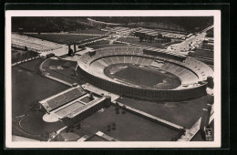 AK Berlin, Fliegeraufnahme Vom Reichssportfeld Und Schwimmstadion, Olympia  - Sonstige & Ohne Zuordnung