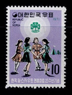 KOR-11- KOREA - 1971 - MNH - SCOUTS- GIRLS SCOUTS - Korea (Süd-)