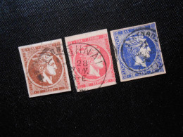GR  Mi 53/59/60   Alt Griechenland  1880 - Used Stamps