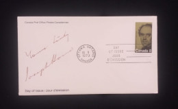 D)1973, CANADA, FIRST DAY COVER, ISSUE, CENTENARY OF THE DEATH OF JOSEPH HOWE, 1804-1873, NOVA SCOTIA POLITICIAN, FDC - Autres & Non Classés