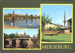 72373108 Merseburg Saale Gotthardteich Schwaene Schlossbergensemble Ernst Thaelm - Merseburg