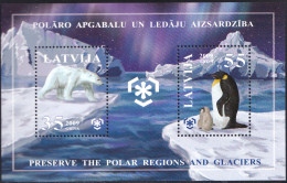 ARCTIC-ANTARCTIC, LATVIA 2009 PRESERVATION OF POLAR REGIONS S/S OF 2** - Preservar Las Regiones Polares Y Glaciares