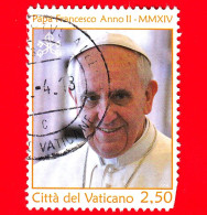 VATICANO - Usato - 2014 - Papa Francesco - Anno II - Ritratto Di Papa Francesco - 2,50 - Vedi ... - Used Stamps