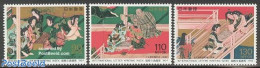 Japan 1994 Int. Letter Week 3v, Mint NH, Sport - Various - Chess - Toys & Children's Games - Neufs