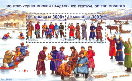 Mongolia 2023 Ice Festival S/s, Mint NH, Various - Folklore - Mongolie