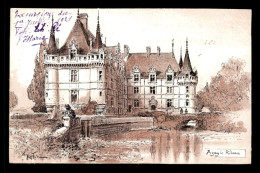 ILLUSTRATEURS - ROBIDA - AZAY LE RIDEAU - LE CHATEAU - Robida