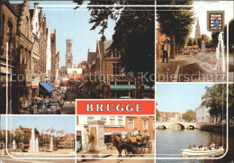 72361356 Brugge Boot Pferdekutsche Brunnen Bruges - Brugge