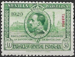 España Marruecos Tanger - 1929 Expo Sevilla- Ed 38 ** - Spanisch-Marokko