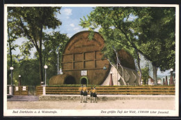 AK Bad Dürkheim A. D. Weinstrasse, Das Grösste Fass Der Welt  - Bad Dürkheim