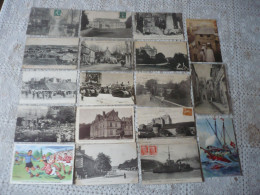 Lot De 50 Cartes Postales- Diverses Anciennes  - Différentes - Circulées Ou Non - 5 - 99 Postcards