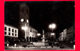 ITALIA - Marche - Cartolina Viaggiata Nel 1971 - Fano (Pesaro - Urbino) - Piazza XX Settembre - Statua Della Fortuna - Fano