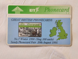 United Kingdom-(BTG-578)-TCC Britsh-(7)-winter 1989 Stag-(586)-(505C80849)(tirage-500)-price Cataloge-6.00£-mint - BT Emissioni Generali