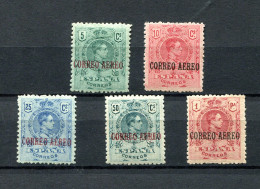 1920.ESPAÑA.EDIFIL 292/296*.NUEVOS CON FIJASELLOS(MH).CATALOGO 120€ - Unused Stamps