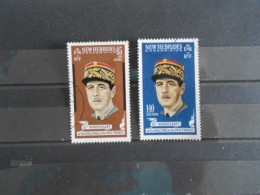 NOUVELLES-HEBRIDES YT 296/297 GENERAL DE GAULLE - Used Stamps