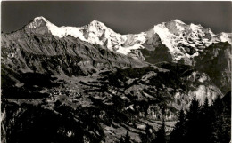 Wengen Mit Eiger, Mönch & Jungfrau (4046) * 10. 7. 1956 - Wengen