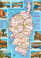 20 CARTE GEOGRAPHIQUE LA CORSE  - Cartes Géographiques