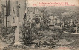 N°4001 W -cpa Ménil -cimetière -au Premier Plan- - Cimetières Militaires