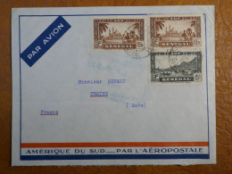 J 29  SENEGAL     LETTRE   1935 DAKAR A TROYES  AUBE AFF. INTERESSANT++ - Briefe U. Dokumente