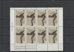 Canada 1976 2 CDN$ Olympic Games Montreal Complete Sheet W/8 Stamps MNH/**. Postal Weight Approx. 0,04 Kg. Please Read S - Ete 1976: Montréal