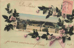75 - Paris - Jardin Des Tuileries - Fantaisie - Fleurs - CPA - Voir Scans Recto-Verso - Parks, Gardens