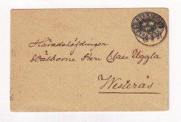 Sweden Postal Stationery 1891 Jönköping  Suède Sverige Westerås - Interi Postali