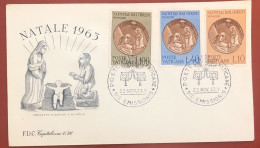 VATICAN - FDC - 1963 - Christmas - FDC