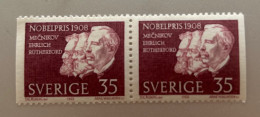 Timbres Suède Se-tenant 10/12/1968 35 öre Neuf N°FACIT 647 - Neufs