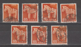 JAPAN:  1966/69  PELUCHE-  65 Y. USED  STAMPS  -  REP. 7  EXEMPLARY  - YV./ TELL. 842 - Gebruikt