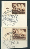 2 X  Minr. 815 Briefstück  (10) - Used Stamps