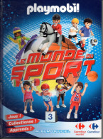 Playmobil, Album, Le Monde Du Sport, Carrefour, Manque 43 Vignettes Sur Les 96, Collection, Bon état - Autres & Non Classés