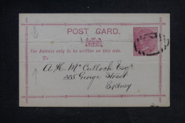 NEW SOUTH WALES - Entier Postal ( Plis Marqués )  Pour Sydney En 1879 - L 153039 - Briefe U. Dokumente