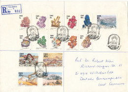 SWA South West Africa Registered Cover FDC?? Tsumeb 16-11-1989 With 15 Different Stamps Sent To Germany (big Size Cover) - Namibia (1990- ...)