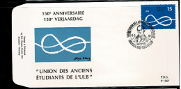 1993 2507 FDC  (Brus/Brux) : "150 Jaar/ans De L'Union Des Anciens Etudiants De L'université De Bruxelles" - 1991-2000