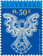 ** 625 Slovakia Christmas 2016 Embroidery Bobbin Lace - Textile