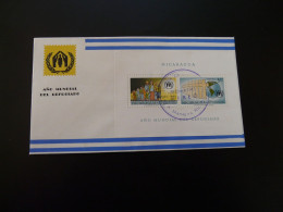 FDC Année Mondiale Du Réfugié World Refugee Year Nicaragua 1960  - Réfugiés