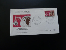 FDC Satellite Journée Mondiale Des Telecommunications Mali 1970 - Mali (1959-...)