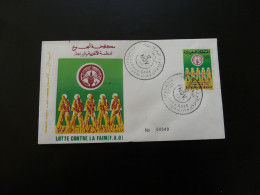 FDC Lutte Contre La Faim FAO Maroc 1987 - Tegen De Honger