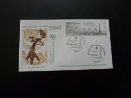 FDC Vignette D'affranchissement LISA Tour Eiffel Decaris Salon Philatélique D'automne ATM Stamp France 2001 - 2000-2009