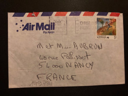 LETTRE Par Avion Pour La FRANCE TP LIVING TOGETHER S1 OBL.MEC.21 DEC 1988 - Storia Postale