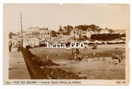 Postal Fotográfico * Porto * Foz Do Douro * Avenida Brasil * Praia Do Molhe * Nº 24 Edição JO - Porto