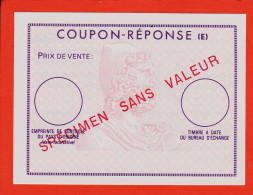 7219 / ⭐ ♥️ ♥️ COUPON-REPONSE (E) Vierge Specimen Sans Valeur Outil Dictatique PTT Instruction Personnel LA POSTE - Coupons-réponse