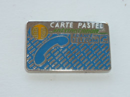 Pin's FRANCE TELECOM, CARTE PASTEL INTERNATIONALE - France Telecom