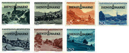 339354 HINGED LIECHTENSTEIN 1947 SELLOS DE SERVICIO - ...-1912 Voorlopers