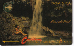 TARJETA DE DOMINICA DE $20 DE EMERALD POOL - DUMMY SIN NUMERO DE CONTROL - Dominique