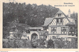 Strassburg - Bauernhaus In Der Orangerie 1912 - Elsass