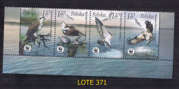 POLONIA 2003 Yv 3830/33 AVES RAPACES MINT - Ungebraucht