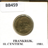 10 CENTIMES 1981 FRANCE Pièce #BB459.F.A - 10 Centimes