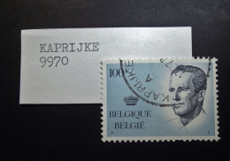 Belgie Belgique - 1984  - OPB/COB N° 2137  ( 1 Value ) - Koning Boudewijn Type Velghe   Obl. Kaprijke - Used Stamps
