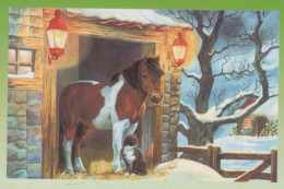 PFERD Tier Vintage Ansichtskarte Postkarte CPA #PKE873.DE - Horses