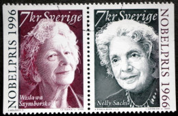 Sweden 2000  Nobel Prize Winners Of Literature  MiNr. 2200-01 (O)  ( Lot  I 460 ) - Gebraucht